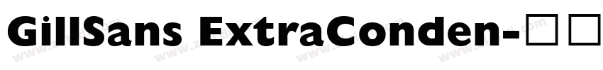GillSans ExtraConden字体转换